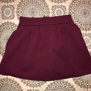 Maroon Skirt